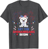 Fourth Of July - Cute Animals America 4th Of July American Polar Bear For Kids USA Polar Bear T-Shirt - Dark Heather Grey