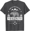 Lique National Park Yosemite National Park T shirt California Bear Vintage Gifts T-Shirt - Dark Heather Grey