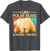 Polar Bear Gift Polar Bear Accessories & Stuff Cute Polar Bear Design For Men Women Kids Polar Bear Lover T-Shirt - Dark Heather Grey