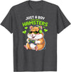 Boys Hamster T-Shirt - Dark Heather Grey