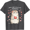 Cute Hamster Lovers Gift This Girl Loves Her Hamster T-Shirt - Dark Heather Grey