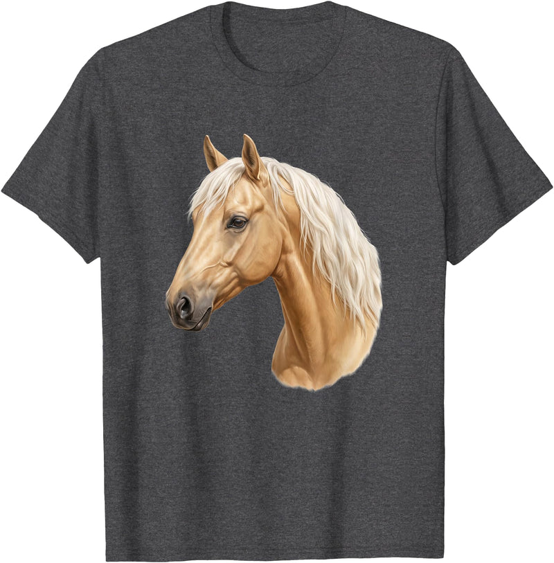 Palomino Horse Designs Palomino Horse T-Shirt - Dark Heather Grey