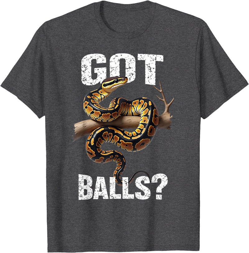 Royal Ball Python Supplies Snake Owner Herpetology Funny Ball Python Lover Balls Reptile Keeper Snake Owners T-Shirt - Dark