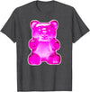 Urban Empyre Pink Gummy Bear Candy T-Shirt - Dark Heather Grey