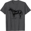 Big Texas Anatomy of a Horse T-shirt T-Shirt - Dark Heather Grey