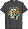 Poppa Bear Funny Father's Day shirt Mens Vintage Poppa Bear Shirt Funny Fathers Day T-Shirt - Dark Heather Grey