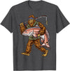 Northern Outdoors Redfish Collection Redfish Fishing Hunting Bigfoot Fishermen T-Shirt - Dark Heather Grey