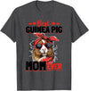 Funny Guinea Pig Pet Lover Rodent Lover Graphics Funny Guinea Pig Pet Lover Rodent Animal Best Guinea Pig Mom T-Shirt - Dark Heather Grey