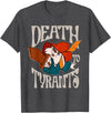 Death to Tyrants Retro Rabbit Meme T-Shirt in Dark Heather Grey