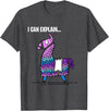 Funny gaming T-Shirts Loot Llama I Can Explain Gaming T-Shirt T-Shirt - Dark Heather Grey