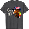Funny Horse Talk Derby To Me Outfit Men Women Talk Derby to Me Funny Racing Horse Men Women T-Shirt - Dark Heather Grey