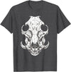 Hog Hunter Skull Co. Hog Hunter Skull Hunting Wild Hog Pigs T-Shirt - Dark Heather Grey