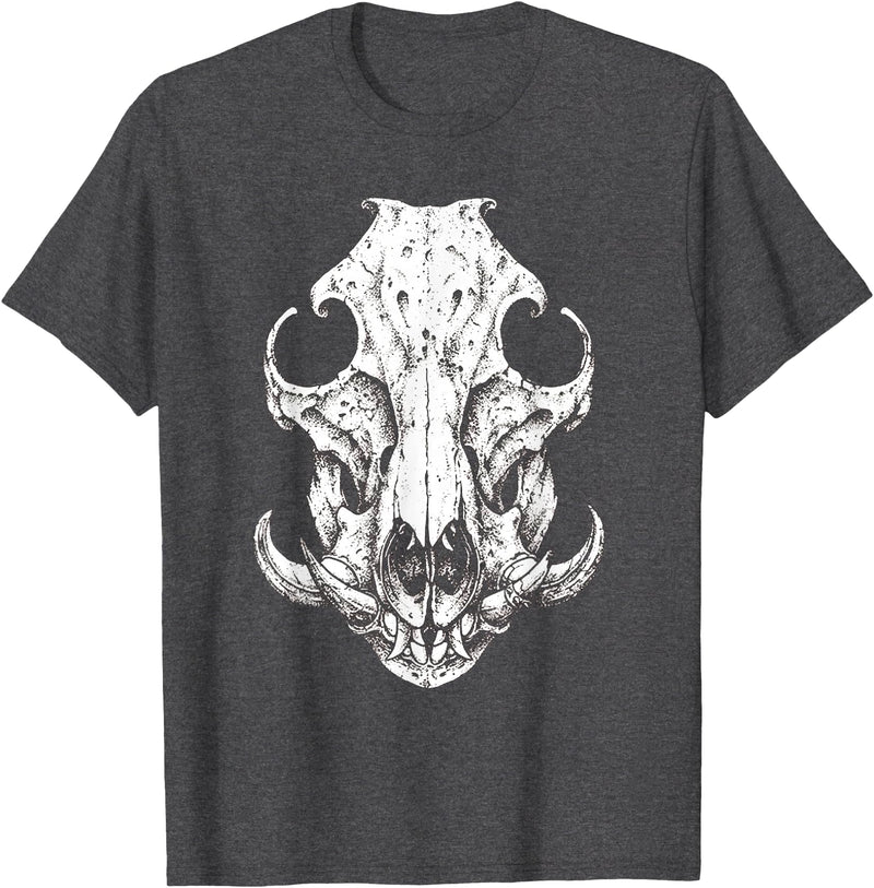 Hog Hunter Skull Co. Hog Hunter Skull Hunting Wild Hog Pigs T-Shirt - Dark Heather Grey