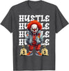 Hip Hop Clown Money Calling Horror Streetwear Tee Hip Hop Scary Clown Hustle Money Urban Streetwear Halloween T-Shirt - Dark