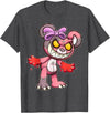 Teddybär Bad and Cute Teddy Bear T-Shirt - Dark Heather Grey