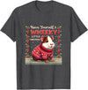 Guinea Pig Christmas Sweater Wheeky Little Christmas Ugly Sweater Guinea Pig T-Shirt - Dark Heather Grey