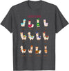 Funny Llamas A Year Of Llamas Funny Llama Alpaca T-Shirt - Dark Heather Grey