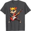 Hamster Electric Guitar Concert Music Lover Men Women Kids T-Shirt - Dark Heather Grey