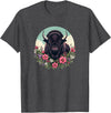 Wild Plains Buffalo Bison Gifts T Shirts & Hoodies Womens Girls Old West Retro Vintage Floral Buffalo Lover T-Shirt - Dark