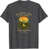 Big Bear Lake Eagles California Big Bear Lake California Eagles Jackie and Shadow T-Shirt - Dark Heather Grey