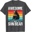 Sun Bears Sun Bear Lovers Shop Awesome like a Sun Bear. Sun Bears Sun Bear T-Shirt - Dark Heather Grey