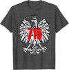 Polish Pride Buffalo Dyngus Day Shirt Polish Falcon Eagle 716 Buffalo NY New York T-Shirt - Dark Heather Grey