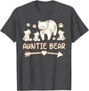 Aunt bear tee shirts, Auntie bear tshirt Auntie bear shirt for womens, Aunt bear 3 cubs t shirts T-Shirt - Dark Heather Grey