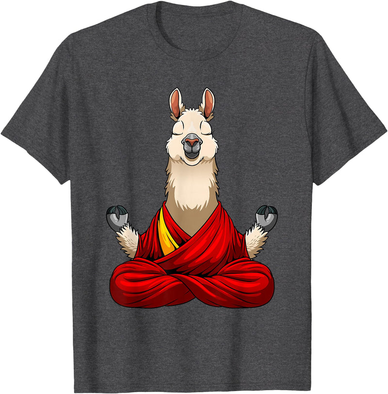 Funny Llama Gift Llama Lover Accessories & Stuff Cute Llama Design For Men Women Alpaca Animal Llama Lovers T-Shirt - Dark Heather Grey