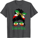 Iran For Women Iranian For Girl Flag Lion Persian T-Shirt - Dark Heather Grey