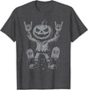 Funny El Rocker Pumpkin Tee Shirt El Rocker Pumpkin T-Shirt - Dark Heather Grey