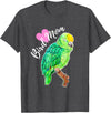 Parrot and Pet Bird Owners Amazon Parrot Lover Bird Mom Watercolor T-Shirt - Dark Heather Grey