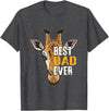 Giraffe shirt for dad, Giraffe costume for mens Giraffe shirt for father, Giraffe shirt for father birthday T-Shirt - Dark Heather Grey
