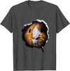 Guinea Pig Face Design Guinea Pig Face T-Shirt - Dark Heather Grey