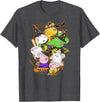 Peppa Pig Halloween Happy Costumes Group Shot T-Shirt - Dark Heather Grey