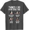 Funny Mini Pigs For Mini Pig Lover Things I Do Mini Pig Lover Mini Pigs T-Shirt - Dark Heather Grey