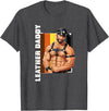 Vintage Gay Bear Pride & Dom Queer Top Retro Gay Daddy Leather Gay Biker - Bear Bearded Gay Pride T-Shirt - Dark Heather Grey