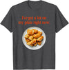 Pigs In A Blanket I’ve Got A Lot On My Plate Tees Pigs In A Blanket I’ve Got A Lot On My Plate Right Now T-Shirt - Dark Heather Grey