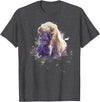 Rocky Mountain Wilderness designs Great Native American White Buffalo Sacred Spirit Animal T-Shirt - Dark Heather Grey