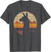 Llama Alpaca - Retro 70s 80s - Birthday Llama Alpaca - Retro 70s 80s Graphic Vintage Men Women T-Shirt - Dark Heather Grey
