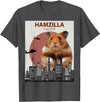 Funny Hamster T-Shirt Hamzilla- Cute Gift for Hamster Lovers T-Shirt - Dark Heather Grey
