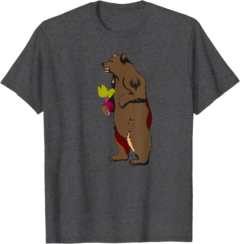 office memes Bears, Beets, Battlestar Galactica T-Shirt - Dark Heather Grey