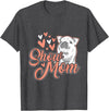 Animal Tees & Gift Idea Show Mother Pigs T-Shirt - Dark Heather Grey