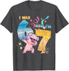 Funny 7th Birthday 6-7 Meme Pig Shir-t Kids Gift I was 6 Now I'm 7 Funny 67 Birthday Kids Boys Dabbing Pig T-Shirt - Dark Heather Grey