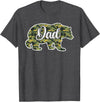 Bear Hunting Gifts For Hunters Men’s Bear Hunter Dad Camouflage Shirts, Father Hunting Camo T-Shirt - Dark Heather Grey