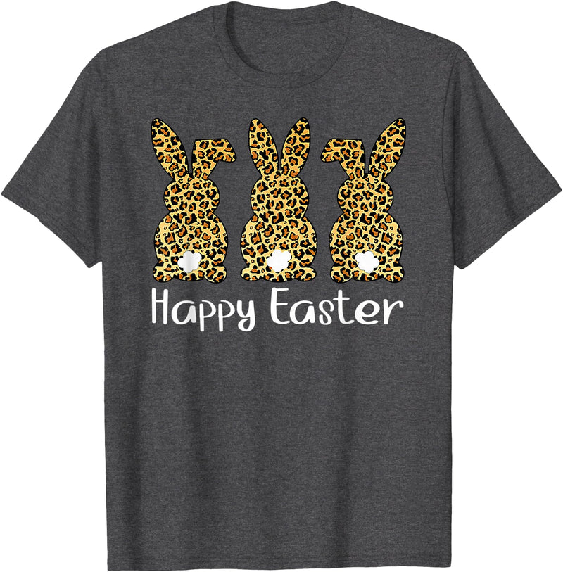 Cute Rabbit Lover Bunny Graphic T-Shirt (Red) in Dark Heather Grey