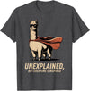Vintage Llama Adventures | Funny Animal Gifts Superhero Llama Alpaca Lover Retro 80s 90s Vintage Men Women T-Shirt - Dark Heather Grey