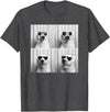 Arctic Polar Bear Face Photography Men Women Kids Cool Polar Bear With Sunglasses Funny Zoo Animal Selfie T-Shirt - Dark Heather Grey