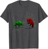 Stock Market Bulls vs Bears Graphic T-Shirt - Dark Heather Grey