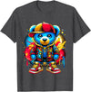 Magical Hip Hop Music lover Gifts Hip Hop Teddy Bear Cool T-Shirt - Dark Heather Grey