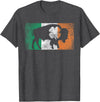 Buffalo - Saint Paddys Funny Ireland Flag Buffalo - Shamrock St. Patrick's Day Irish Flag T-Shirt - Dark Heather Grey